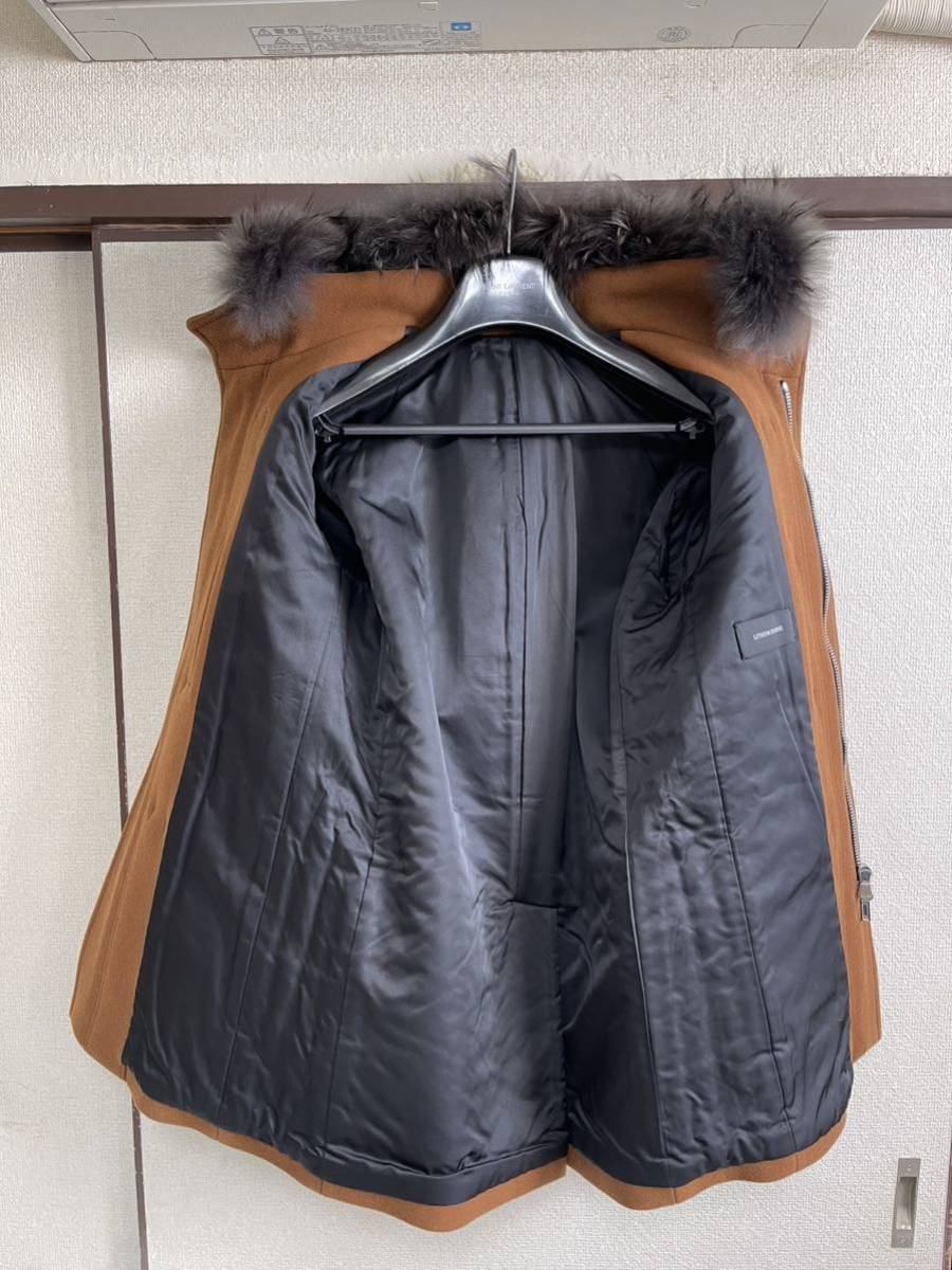 【美品】【ファー取外し可能】 LITHIUM HOMME リチウムオム DUFFLE COAT メルトンダッフルコート 即決早い者勝ち_画像7