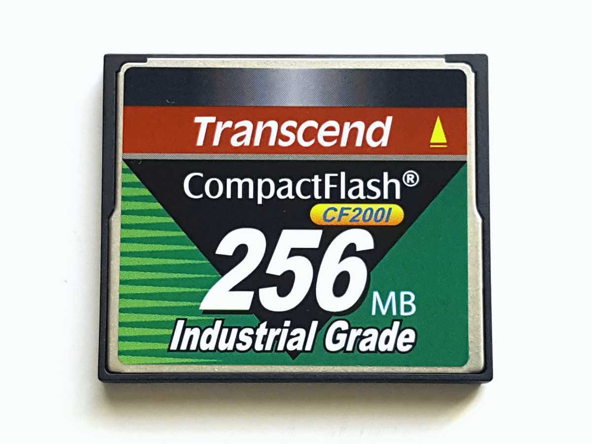 【2枚セット】☆美品☆ CFカード 256MB トランセンド 産業用 Transcend Industrial CF200I コンパクトフラッシュ CompactFlash Card_画像1