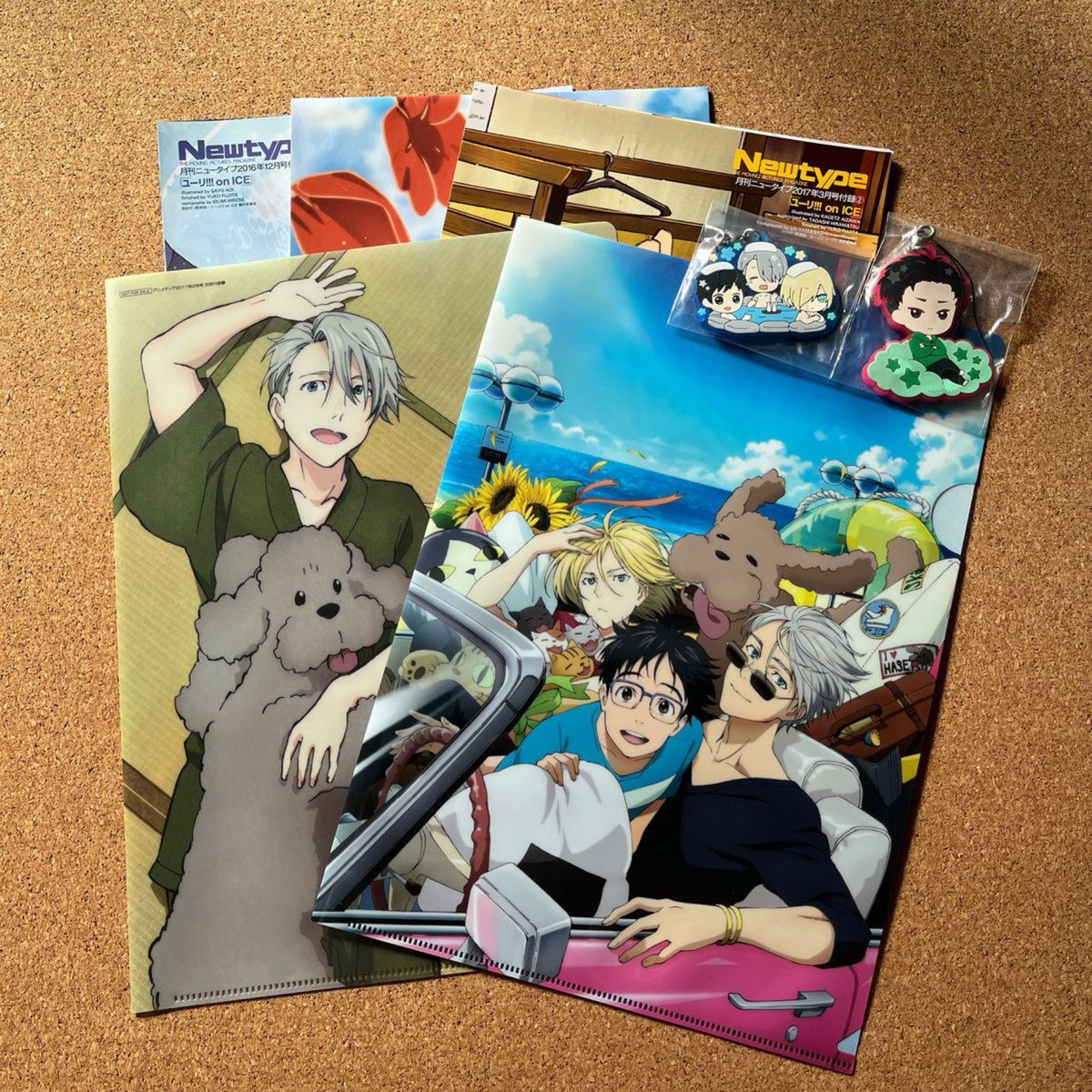 ユーリ on ICE 付録 クリアファイル ポスター くじ景品 ユーリ on ICE 付録 クリアファイル ポスター くじ景品