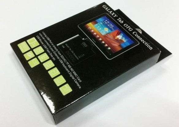 Galaxy Tab SC-01D 30ピンドック用 OTG カメラコネクションキット5in1 SD/SDHC/MMC/TF(Micro SD)カードリーダー_画像3