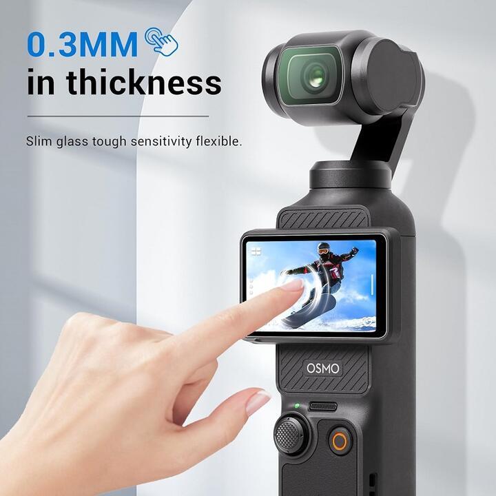 DJI Osmo Pocket3用 レンズ、スクリーン フィルムセット カメラレンズ保護フィルム スクラッチ防止 キズ、割れ防止_画像2