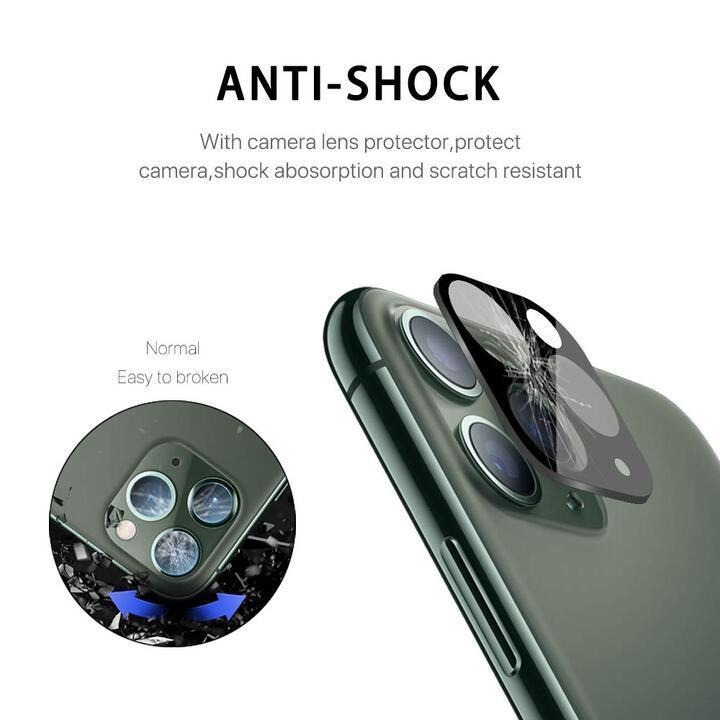 iPhone 14 Pro 6.1inch用 カメラフイルム 強化ガラス 自動装着 高透過率 耐衝撃 飛散防止 レンズ保護ガラスフィルム クリア_画像7