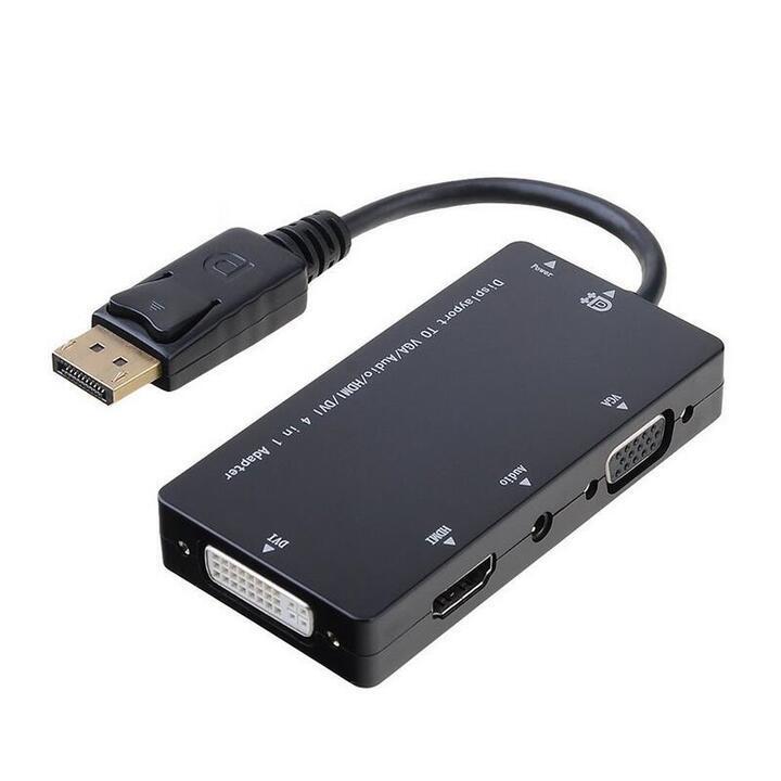 DisplayPort to VGA&Audio/HDMI/DVI マルチ　変換アダプタ ３画面同時ミラーリング出力_画像2