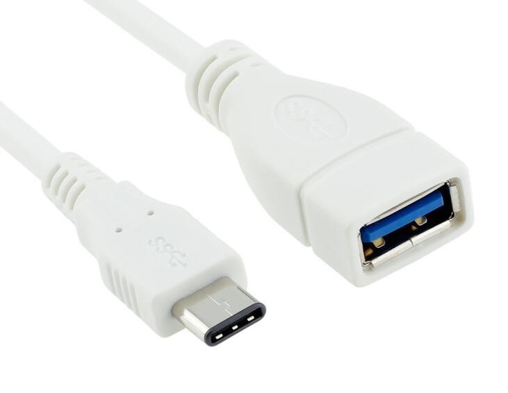 USB3.1 Type C to USB3.0 Type A 変換ケーブル 15cm オス－メス/USB C M-USB3.0 AF OTG ケーブル ブラック_画像4