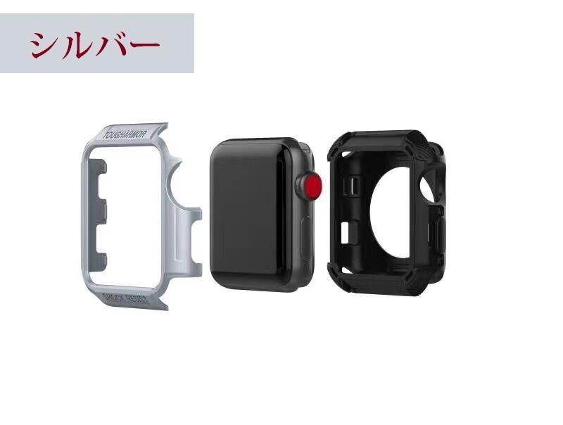 Apple Watch アップルウォッチ 42mm用 ケース TPU カバー 保護 耐衝撃性 脱着簡単 プラフレーム ローズゴールド_画像7