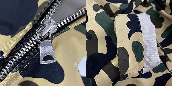 ☆A BATHING APE/アベイシングエイプ GORE-TEX/ゴアテックス カモフラ ジップアップナイロンジャケット/L /080_画像8