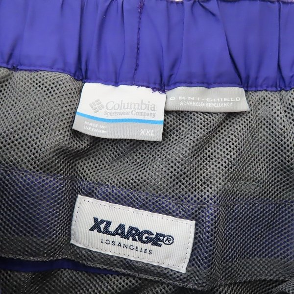 X-LARGE×Columbia/エクストララージ×コロンビア SAWTOOTH SHORTS ナイロンショーツ PM4885/XXL /LPL_画像3