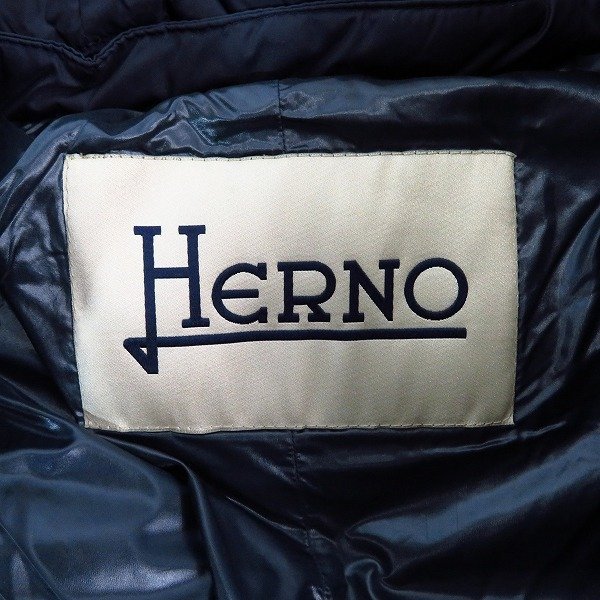 ☆HERNO/ヘルノ フーデッド ダウンコート PI0197D-38035-9200 44 /080_画像3