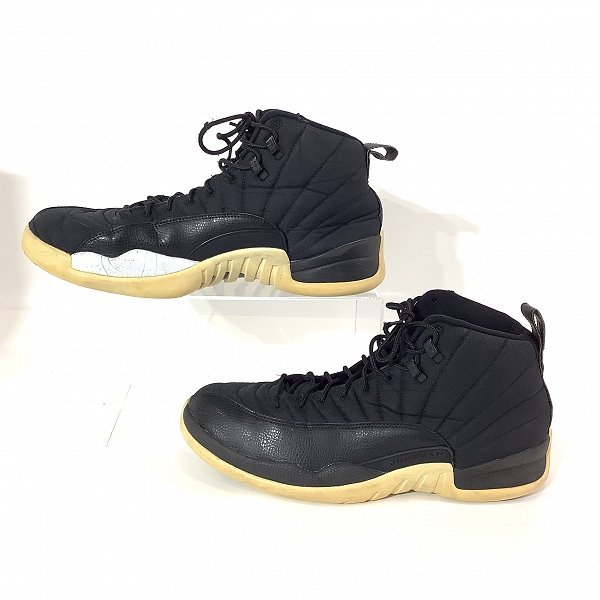 NIKE/ナイキ AIR JORDAN 12 RETRO/エアジョーダン BLACK NYLON 130690-004 31.0 /080_画像4