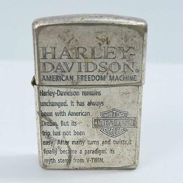 ZIPPO/ジッポー HARLEY DAVIDSON/ハーレー ダビッドソン AMERICAN FREEDOM MACHINE 1997年製 /LPL_画像2