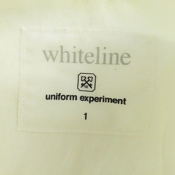 ☆uniform experient/ユニフォームエクスペリエント whiteline/ホワイトライン 長袖シャツ UE-123048/1 /LPL_画像3