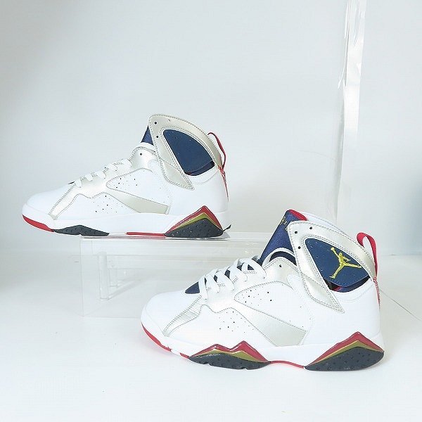 【観賞用】 NIKE/ナイキ AIR JORDAN 7 RETRO エアジョーダン7 バルセロナオリンピック 304775-171/28 /080_画像4