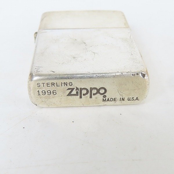 ZIPPO/ジッポー STERLING SILVER スターリングシルバー プレーン 1996年製 /LPL_画像3