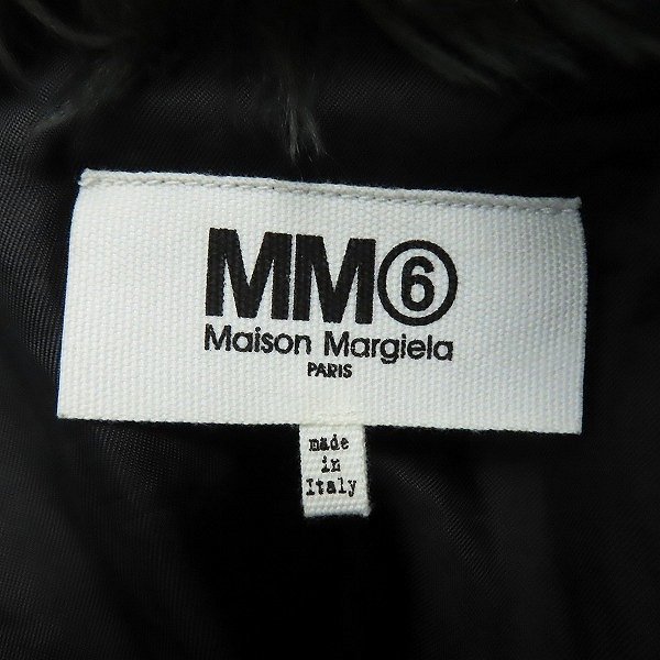 ☆MM6 Maison Margiela/エムエムシックス メゾンマルジェラ 17AW レディース フェイクファーコート S32AA0132/40 /100_画像3