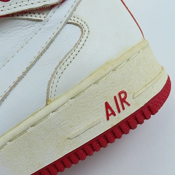 【観賞用】NIKE/ナイキ AIR FORCE 1 MID SC エアフォース1/630125-911/27 /080_画像9