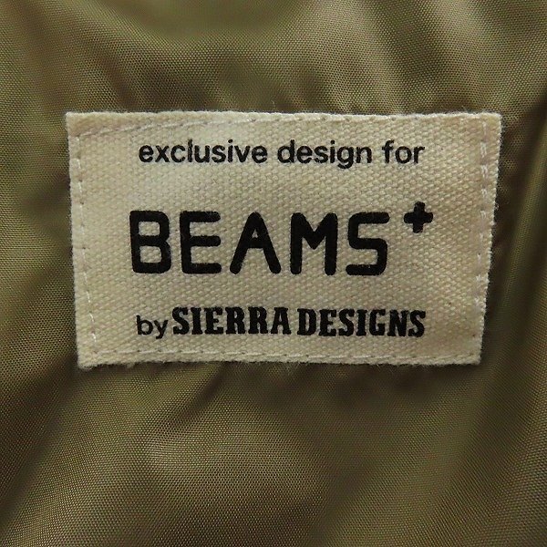 ☆SIERRA DESIGNS×BEAMS+/シエラデザイン×ビームス プラス 別注 ナイロン 中綿ジャケット 1388 M /080_画像4