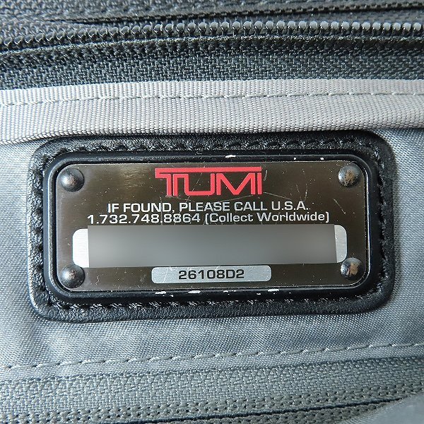 TUMI/トゥミ ショルダーバッグ/26108D2 /080_画像6