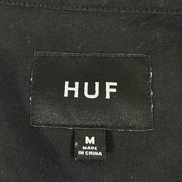 ☆HUF/ハフ PORTER L/S WORK SHIRT/長袖ワークシャツ BU00130/M /000_画像3