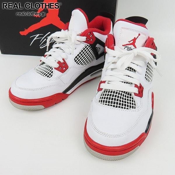 NIKE/ナイキ AIR JORDAN 4 RETRO (GS)/エア ジョーダン 4 レトロ (GS) 408452-160/24 /080_詳細な状態は商品説明内をご確認ください。