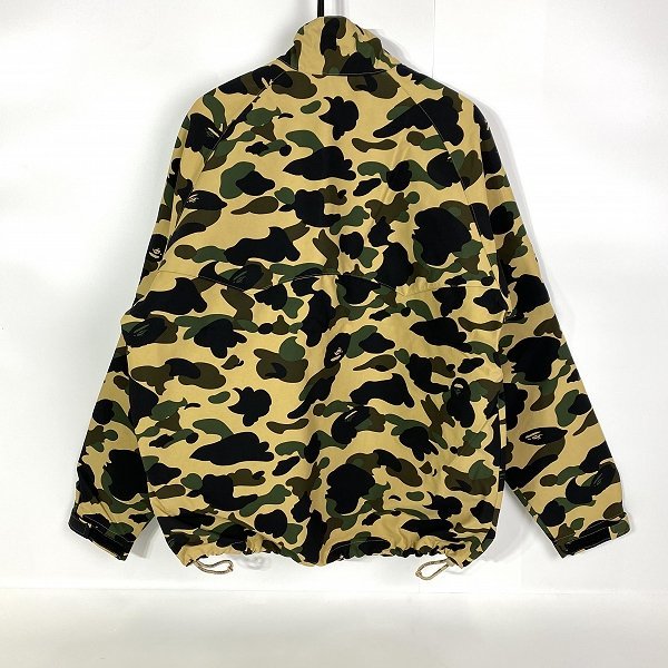 ☆A BATHING APE/アベイシングエイプ GORE-TEX/ゴアテックス カモフラ ジップアップナイロンジャケット/L /080_画像2