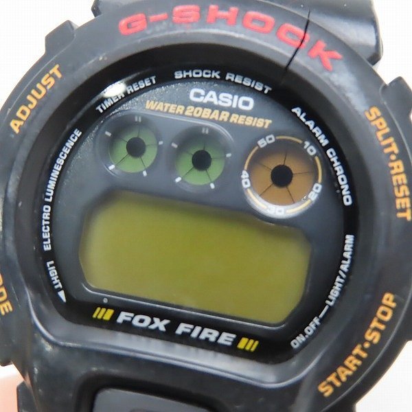 【ジャンク/動作未確認】G-SHOCK/G-ショック FOX FIRE/フォックスファイヤー 三つ目 DW-6900B-9 /000_画像5