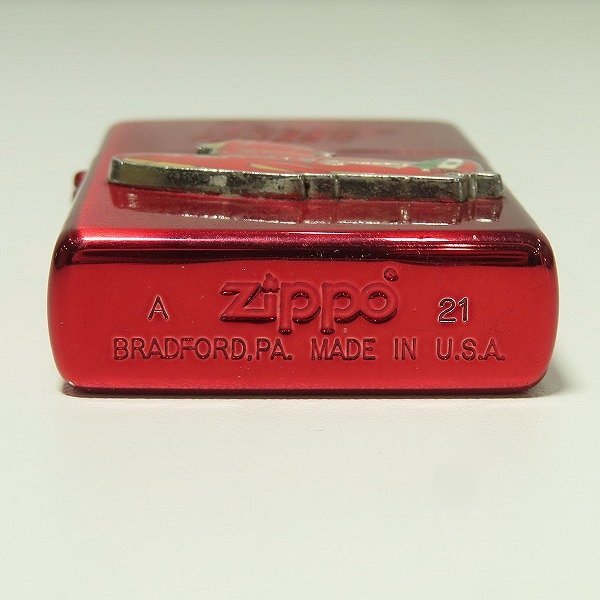 ZIPPO/ジッポー ジブリ 紅の豚 PORCO ROSSO/ポルコロッソ サボイア 飛行艇 /21年製 /LPL_画像3