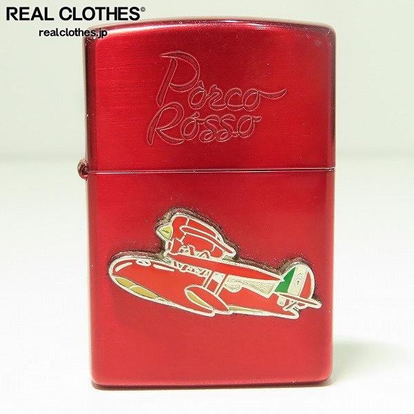 ZIPPO/ジッポー ジブリ 紅の豚 PORCO ROSSO/ポルコロッソ サボイア 飛行艇 /21年製 /LPL_詳細な状態は商品説明内をご確認ください。