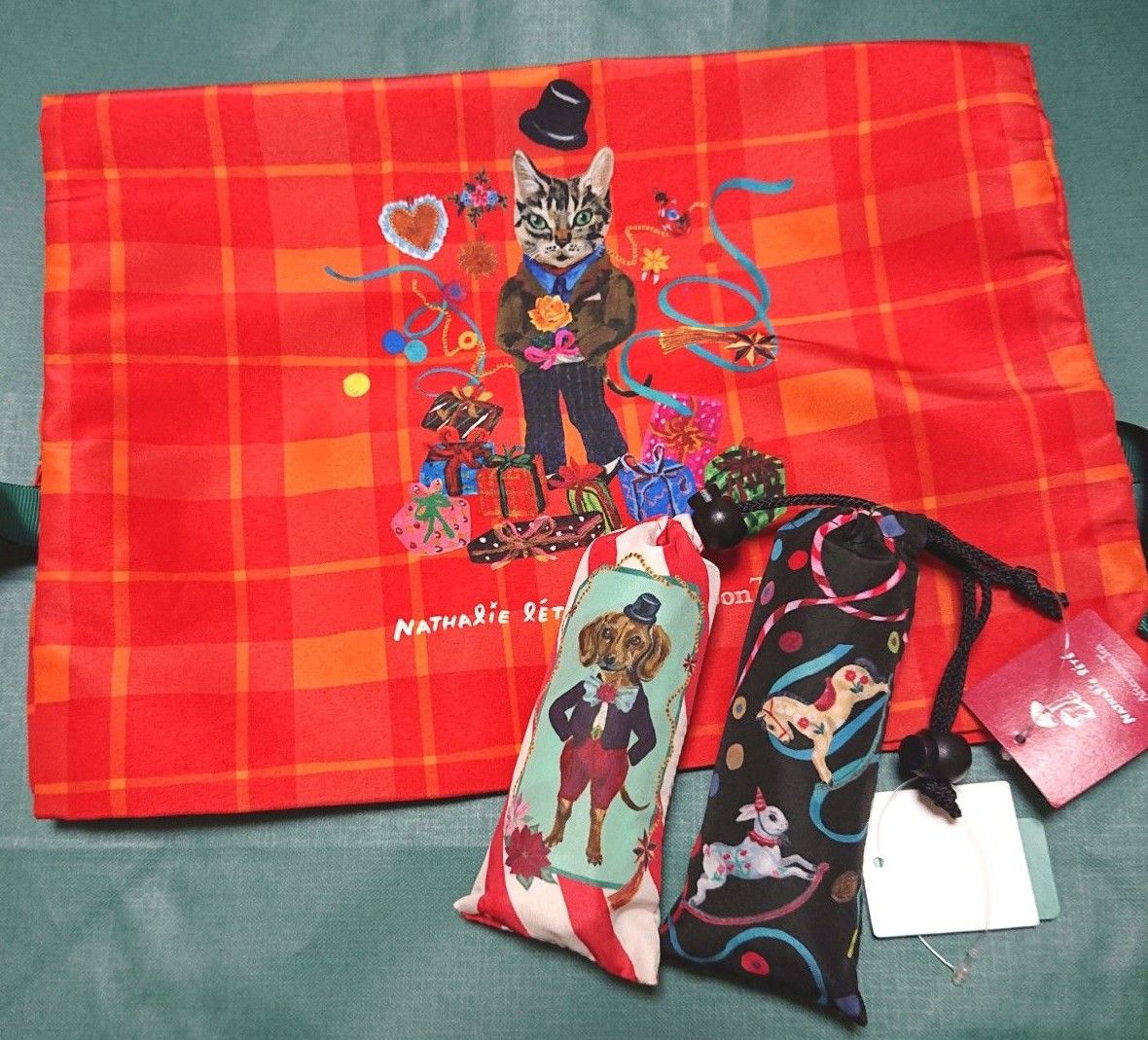 ナタリーレテ アフタヌーンティー コンパクトバッグ ギフト 巾着