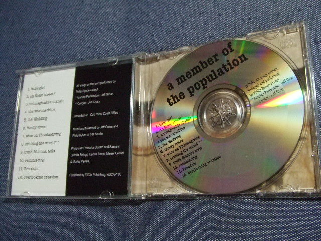 CD★フィリップ・バイノー　Member of the Population by Philip Bynoe 　輸入盤★ フ_画像4