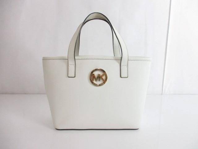 中古 マイケルコース MICHAEL KORS ハンドバッグ 二つ折り財布 カードケース 名刺入れ 3点 バッグ 鞄_画像2