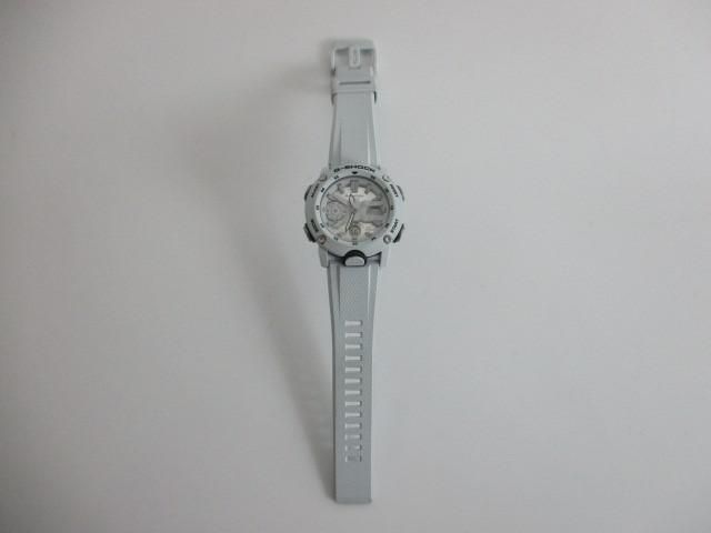 優良品 カシオ CASIO G-SHOCK 腕時計 2針 クォーツ デジアナ ライトグレー メンズ_画像6