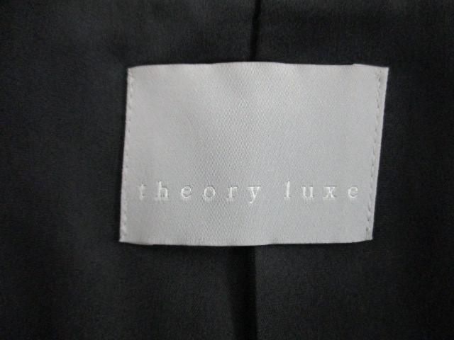 良品 セオリーリュクス theory luxe ジャケット テーラードジャケット 40 黒 ブラック レディース_画像3