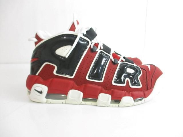 中古 ナイキ NIKE スニーカー AIR MORE UPTEMPO ’96 921948-600 28.5cm レッド ブラック メンズ_画像3