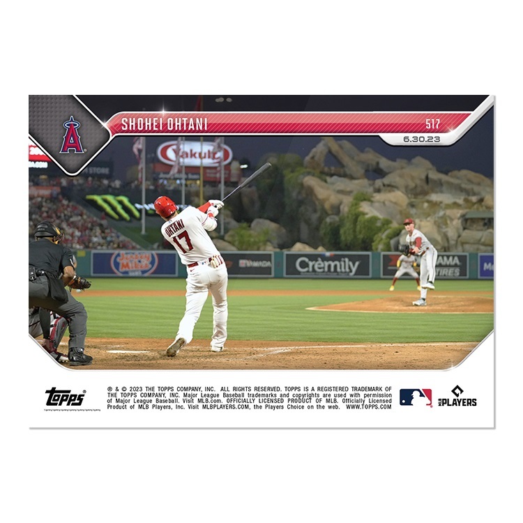 大谷翔平 TOPPS NOW card517_画像5