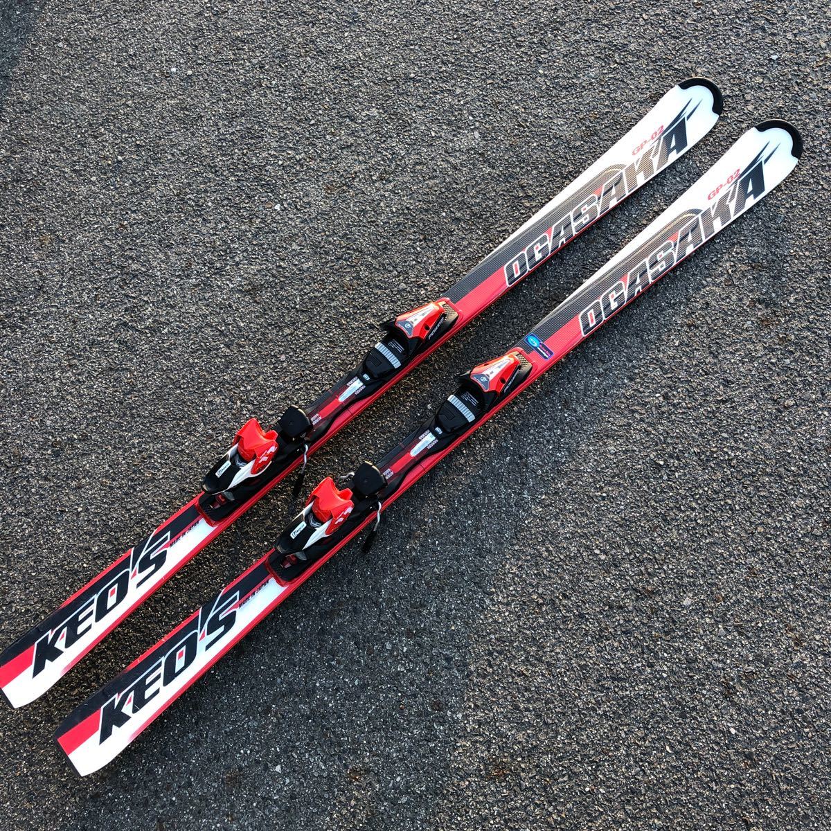 人気大割引 ■ガレージセール■OGASAKA KEOS GP-02 スキー板 165cm/ビンディング TYROLIA FULL DIAGONAL 160cm～
