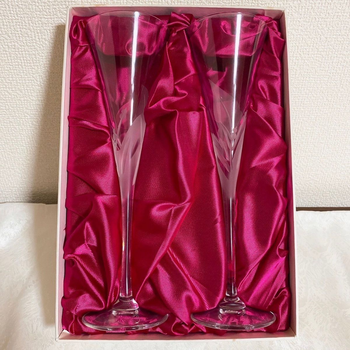 HOYA  ホヤクリスタルガラス　シャンパングラス　ワイングラス