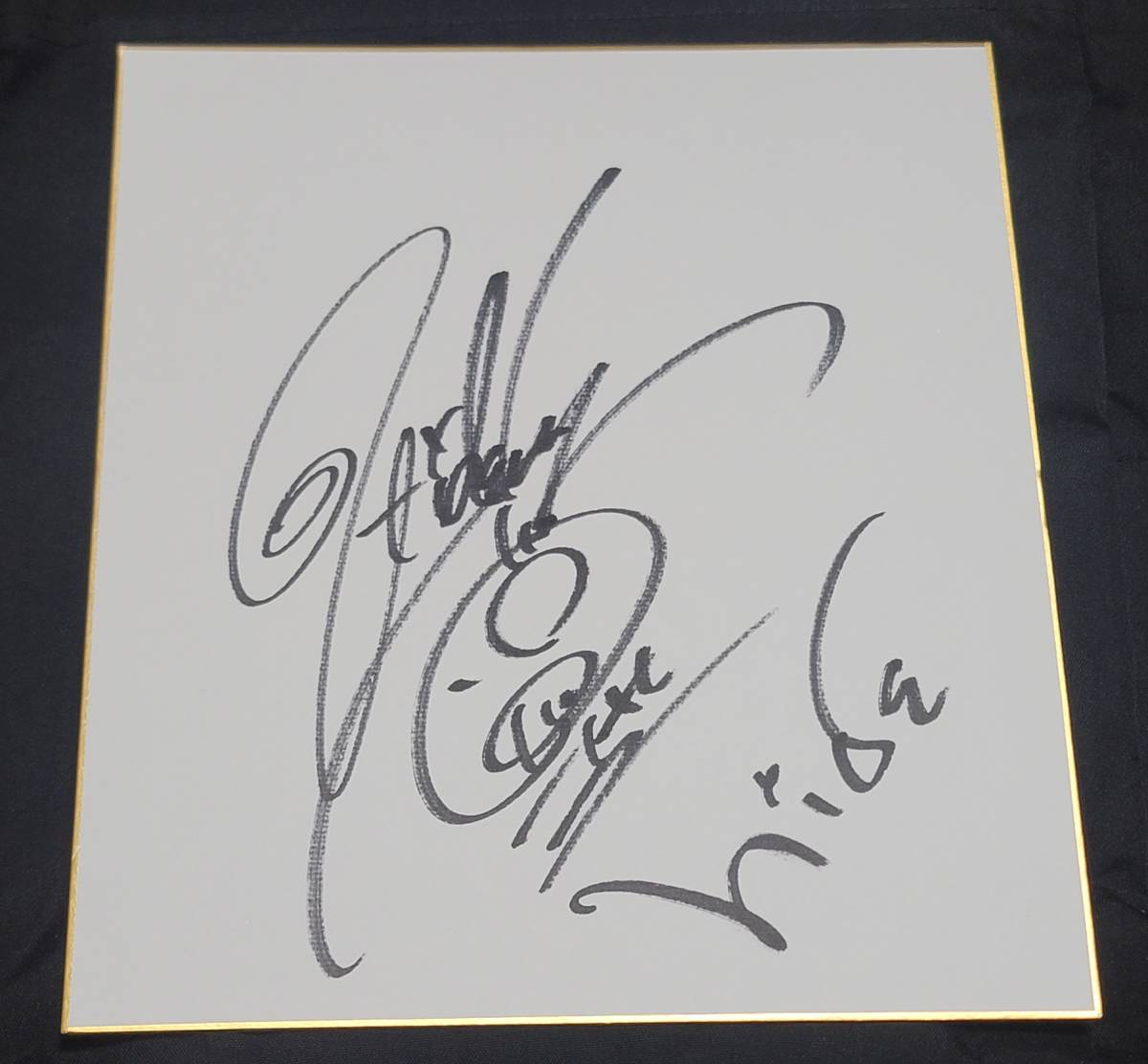 X JAPAN YOSHIKI TOSHI HIDE PATA TAIJI メンバー5人直筆サイン