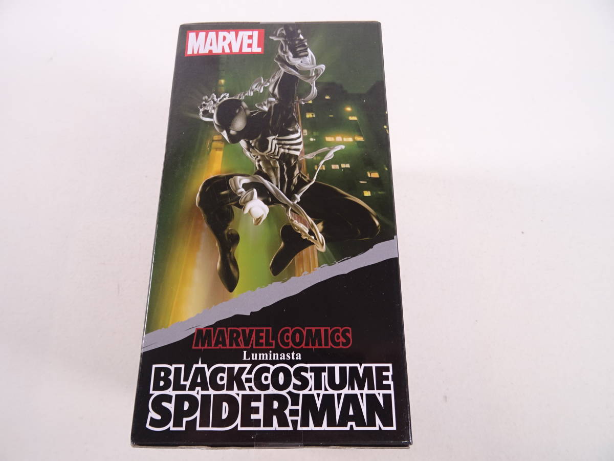 08/S038★プライズ★MARVEL COMICS Luminasta BLACK-COSTUME SPIDE-RMAN★ブラックコスチューム スパイダーマン★_画像2