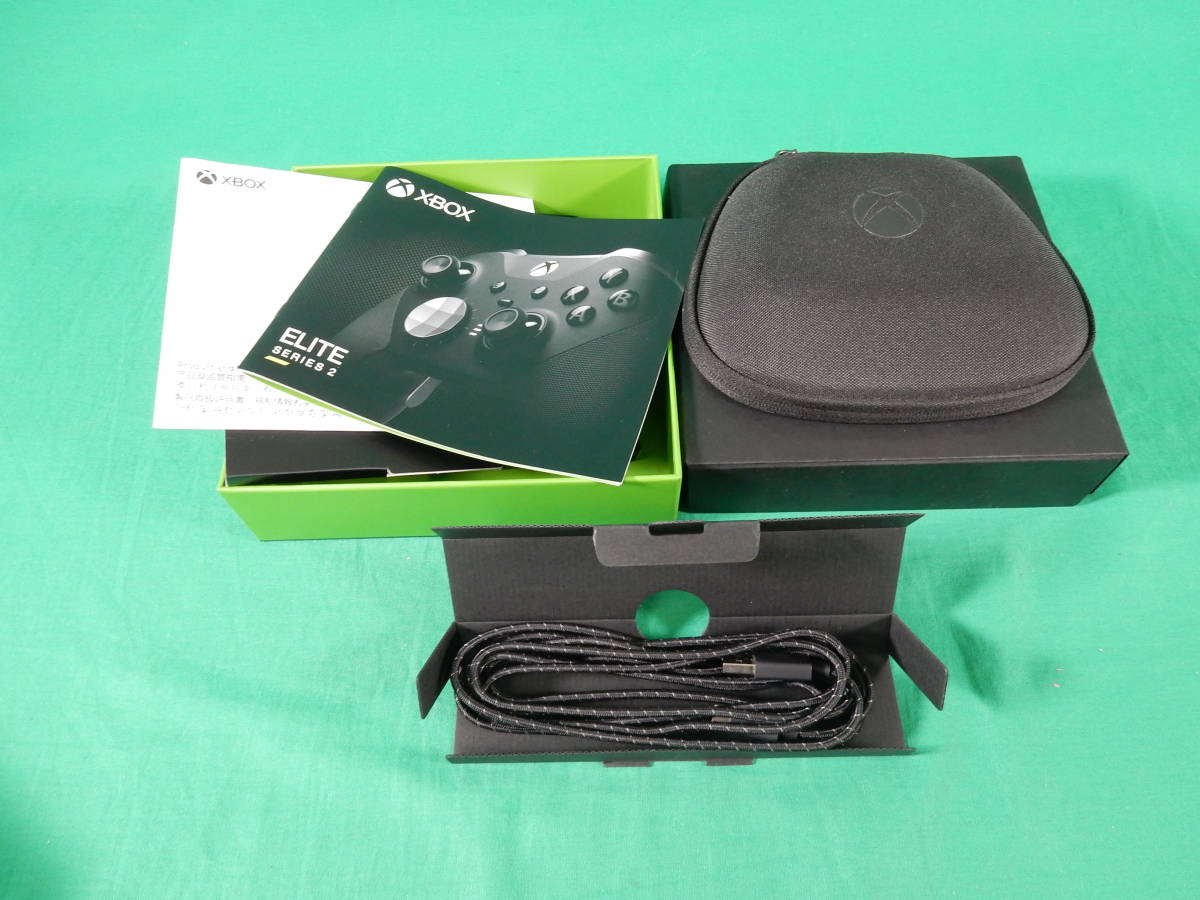 61/Q458★Xbox Elite ワイヤレス コントローラー シリーズ 2★FST-00009★マイクロソフト Microsoft★動作確認済み 中古品_画像4