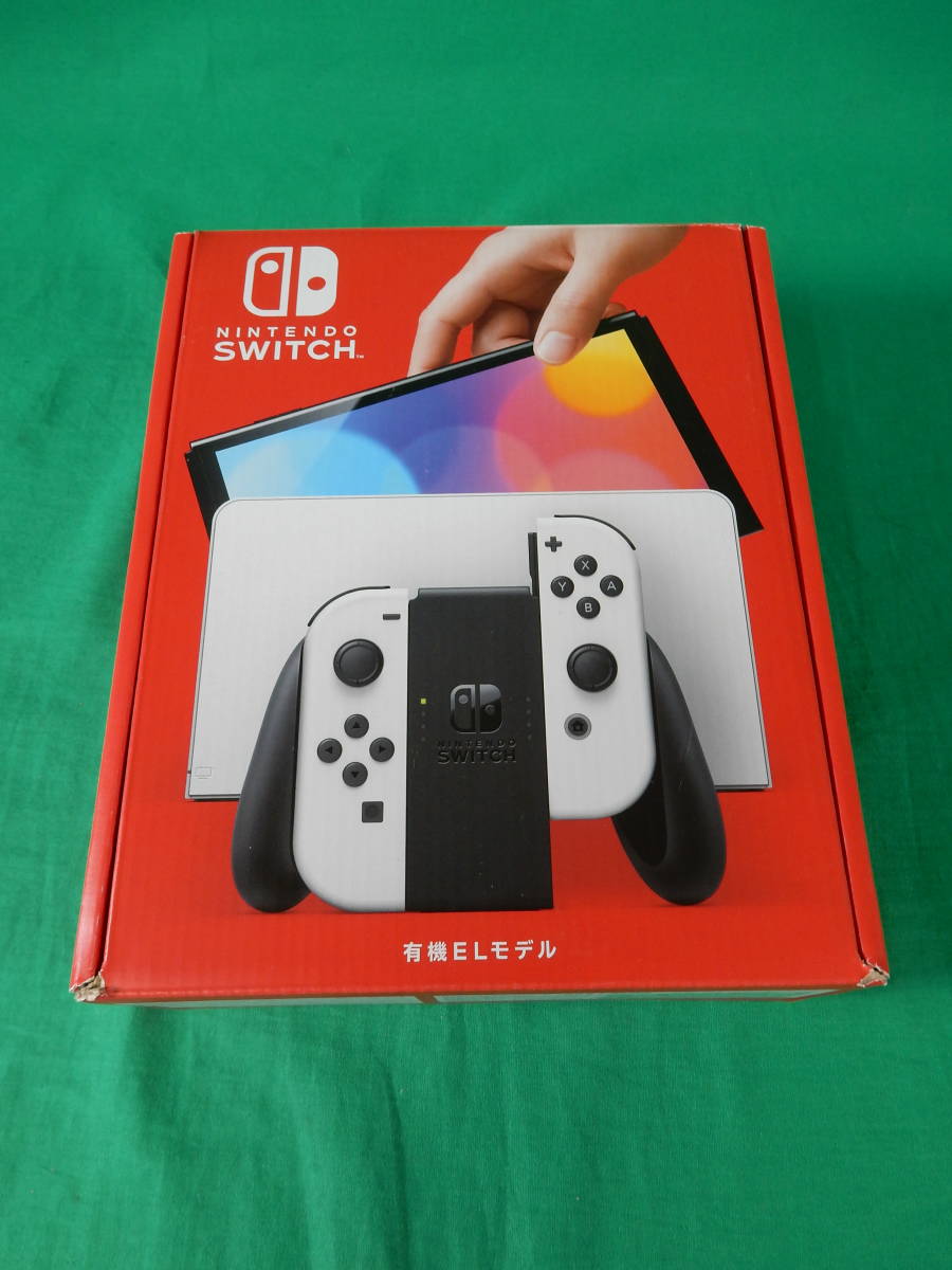 60/Q510★ニンテンドースイッチ本体★Nintendo Switch 本体 有機ELモデル White ホワイト★HEG-S-KAAAA★保証書 店舗印あり★未使用品 _画像1