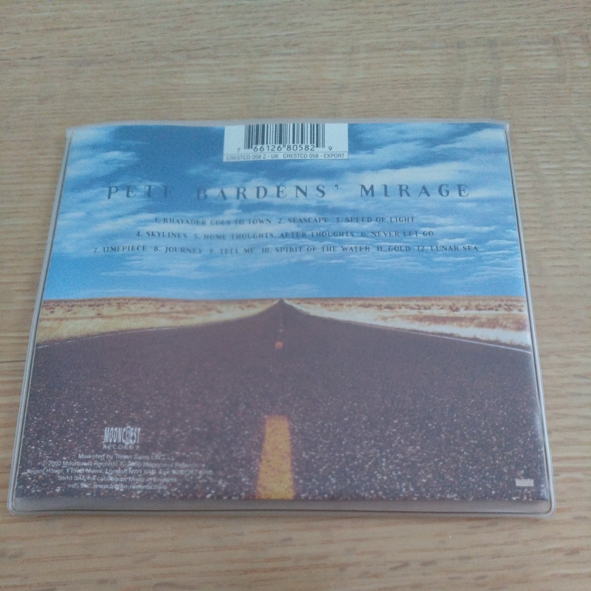 Peter Bardens' Mirage / Speed Of Light - Live (輸入盤CD)　Camel, Peter Bardens_画像4