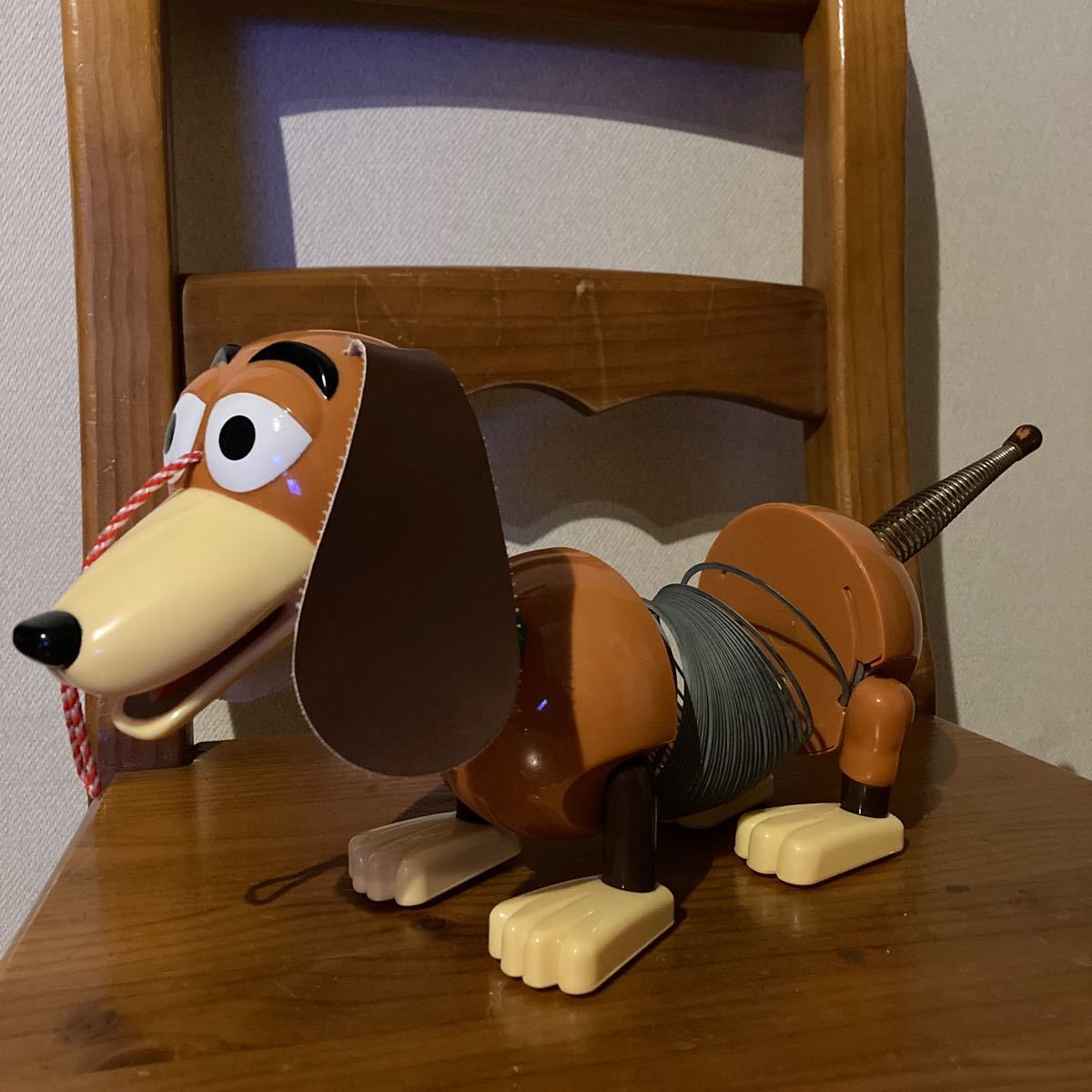 ☆【送料無料】いい感じ!Disney(ディズニー) Slinky Dog Talking Figure トイストーリー スリンキードッグ フィギュア プルトイ/検 USA TOY_画像1