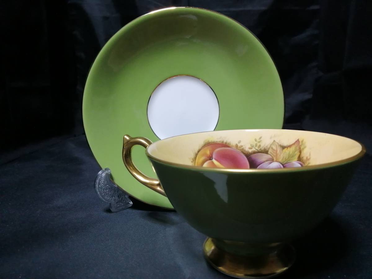 Неиспользованный ◇ Home Horese Einzley Orchard Green Cup и Sorcer's Shape Ansley Orchard Gold