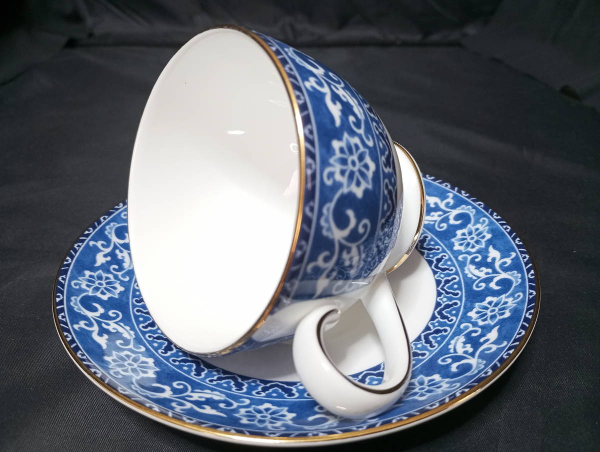 壺印 良品◇自宅保管 ウェッジウッド ボカラ リー カップ＆ソーサー 旧刻印 WEDGEWOOD_画像7