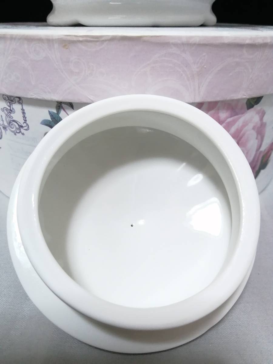  new goods unused * home storage Richard Ginori anti ko white pot RICHARD GINORI