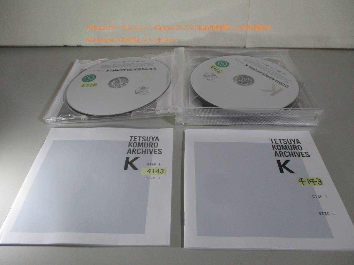 CD 小室哲哉 4枚組ベスト盤 TETSUYA KOMURO ARCHIVES "K"　レンタル落ち_画像2