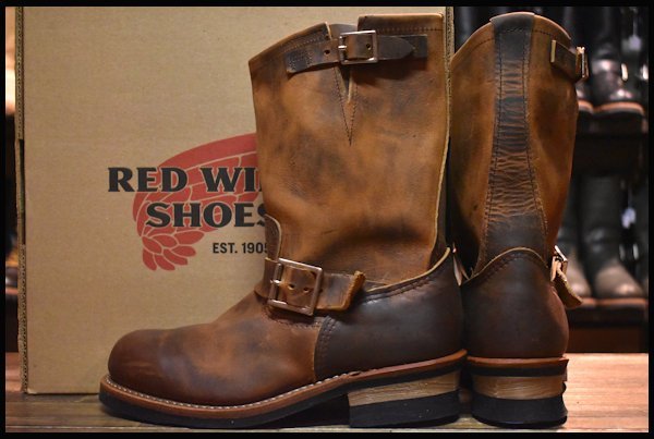 【7D 未使用 11年】レッドウィング 2972 エンジニア 茶 カッパー ラフ＆タフ スチールトゥ ブーツ redwing HOPESMORE_画像4