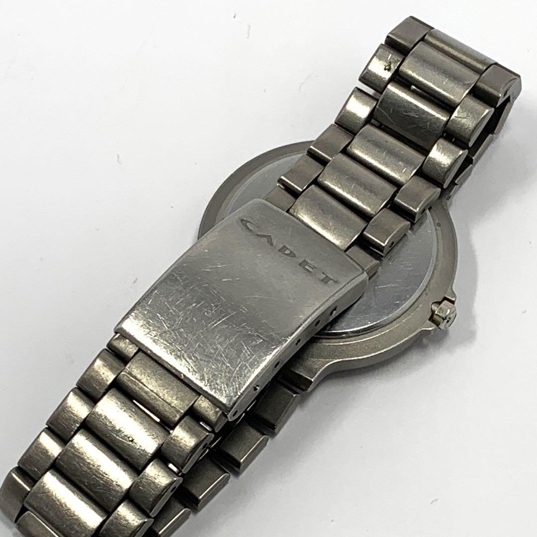 810 SEIKO CADET セイコー メンズ TITANIUM 腕時計 新品電池交換済 クオーツ式 人気 希少