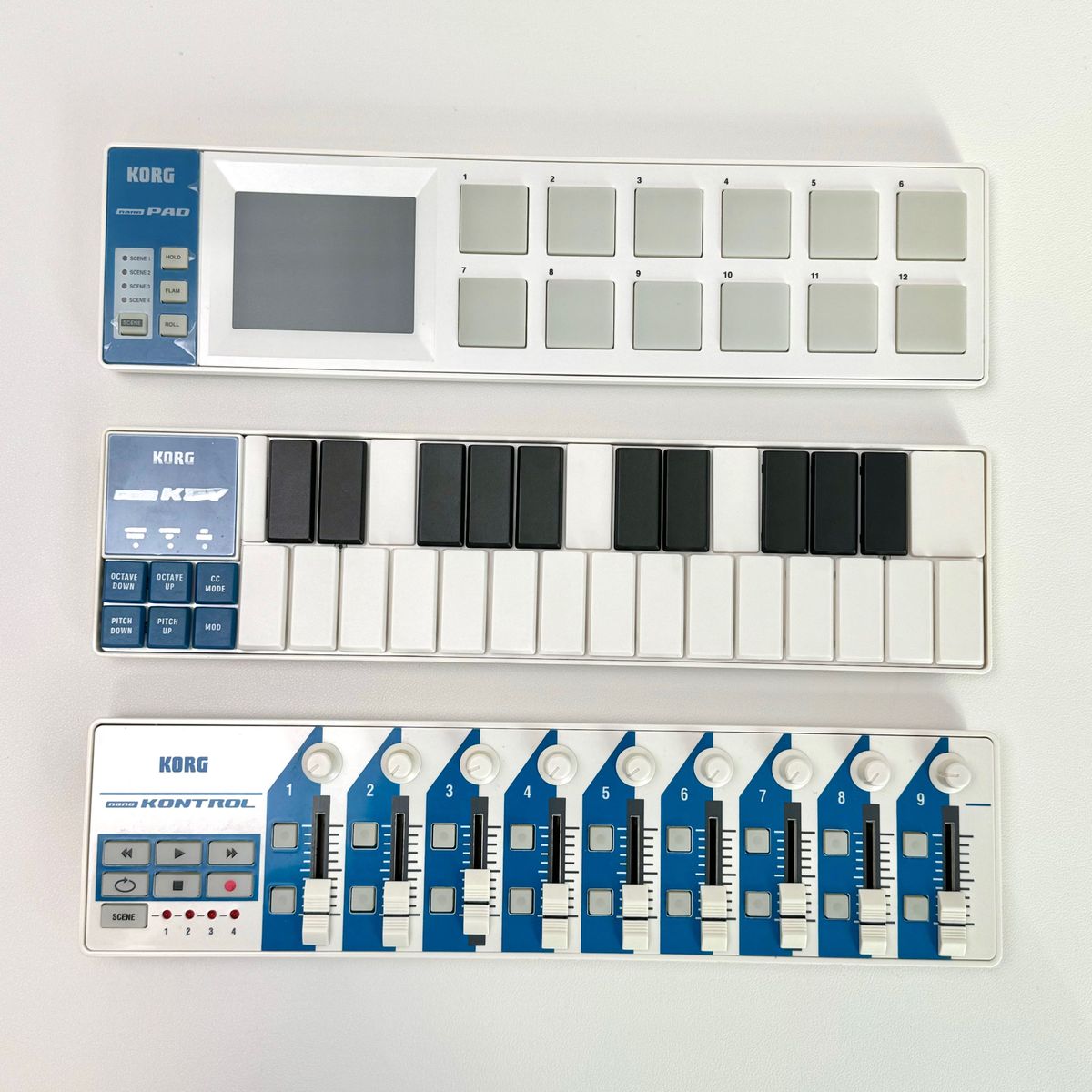 美品】KORG nano シリーズ 3点セット 専用ケース&専用USBハブ 美品】KORG nano シリーズ 3点セット 専用ケース&専用USBハブ