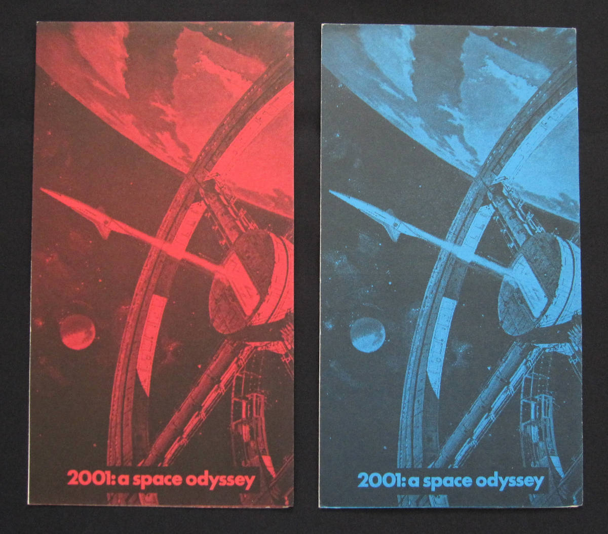 2001年宇宙の旅 ローカル劇場配布チラシ ★ 激レア ２色カラー版 セット ポスターデザイン